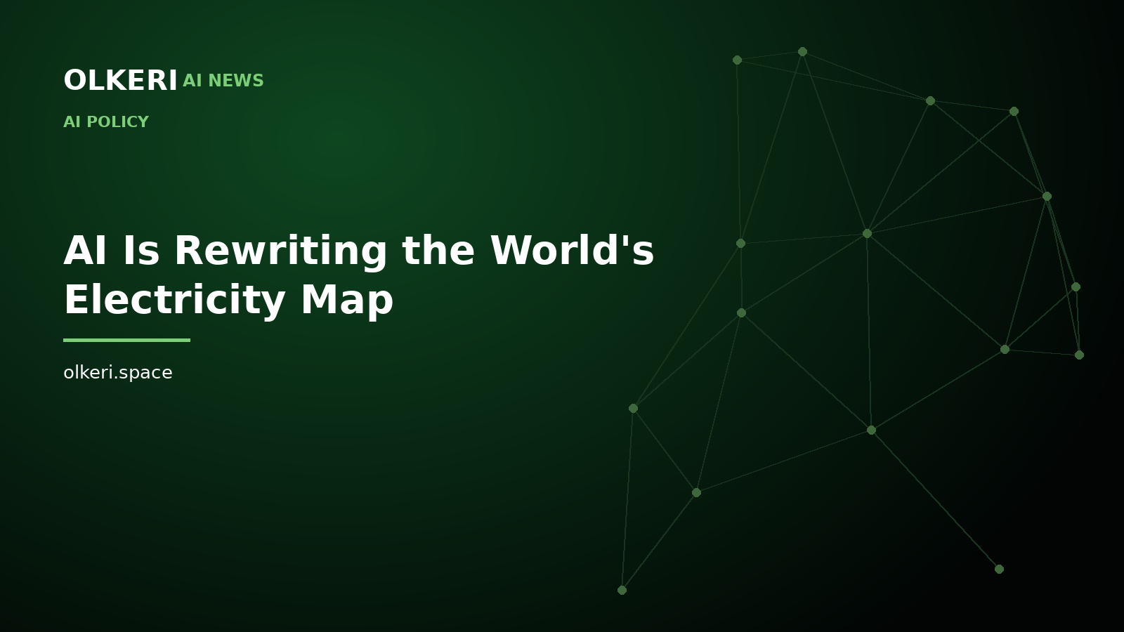 AI Is Rewriting the World's Electricity Map