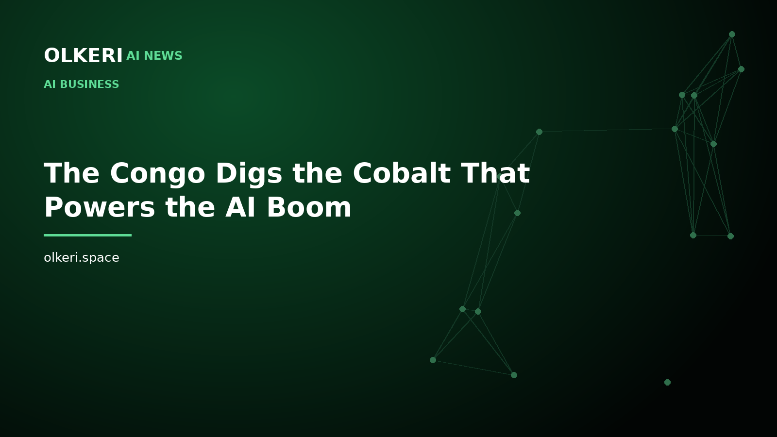 The Congo Digs the Cobalt That Powers the AI Boom