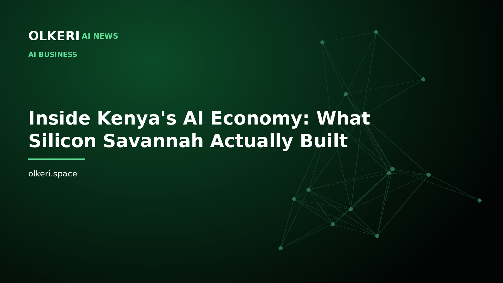 Dans l'économie de l'IA au Kenya : ce que la Silicon Savannah a réellement bâti