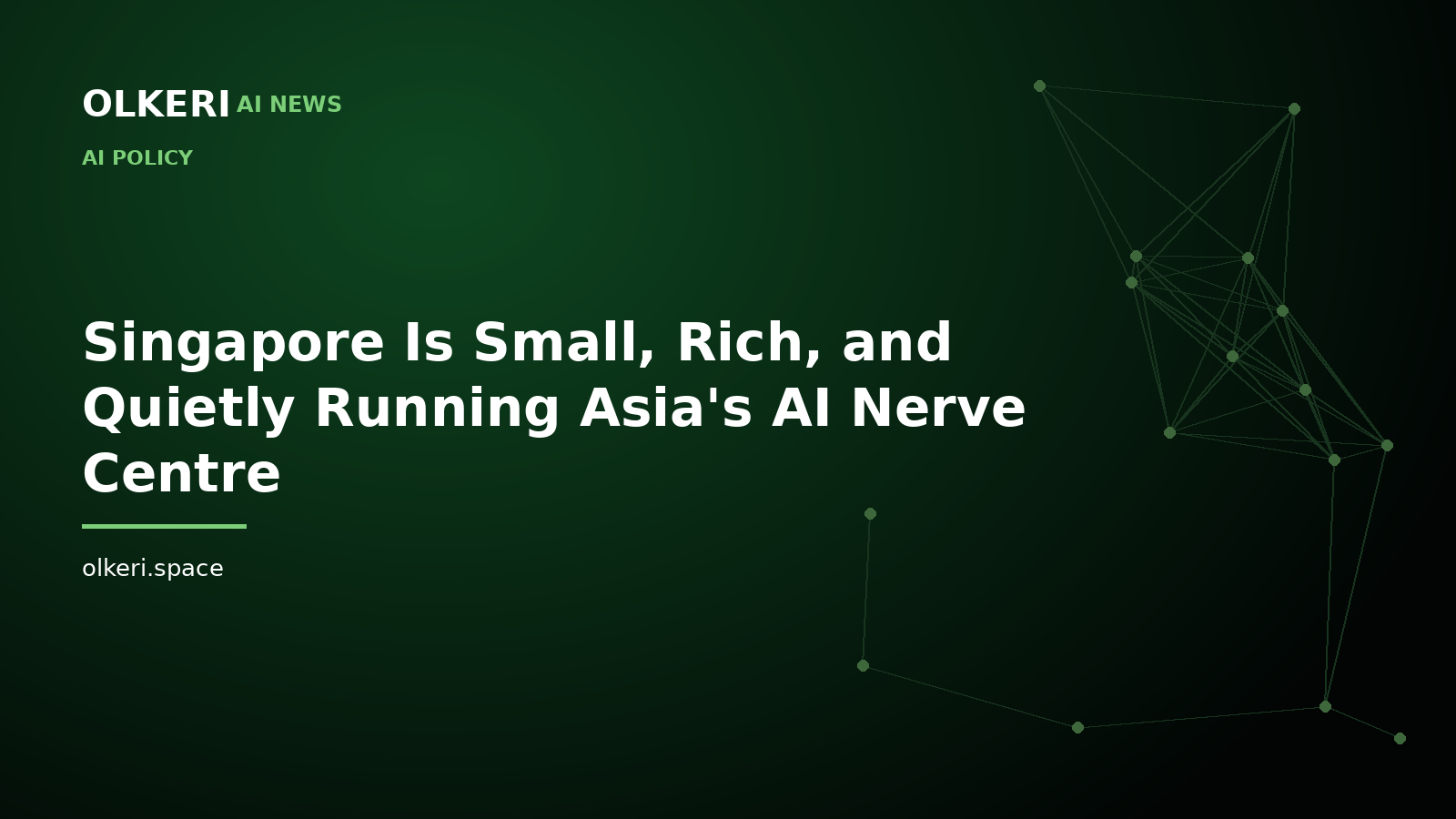 Singapour est petite, riche, et pilote discrètement le centre nerveux de l'IA en Asie