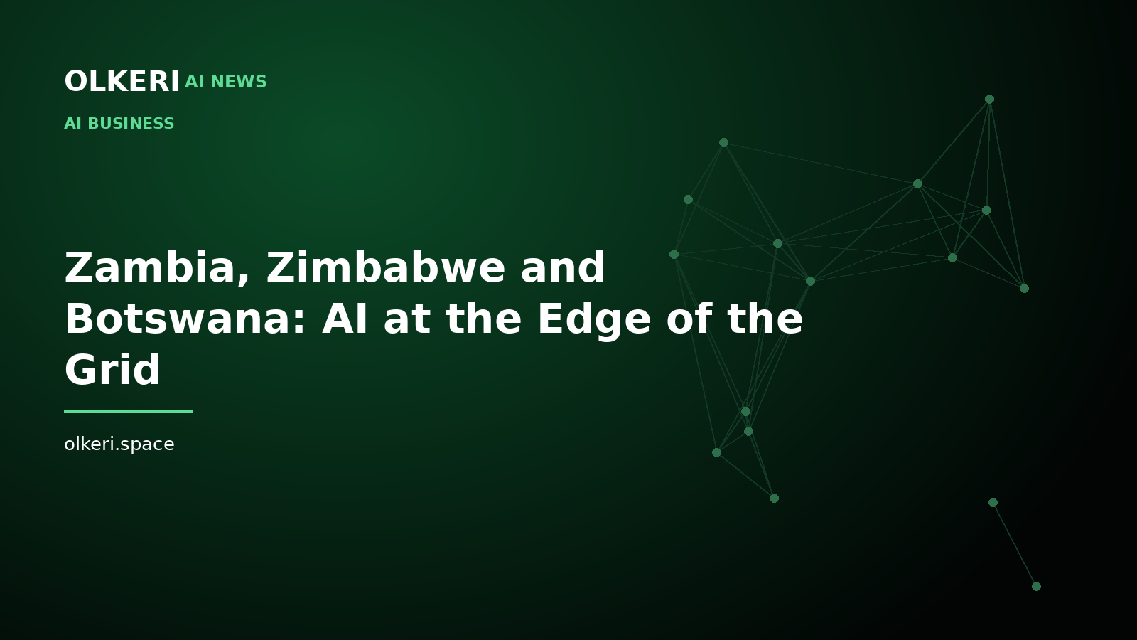 Zambie, Zimbabwe et Botswana : l'IA en bout de réseau