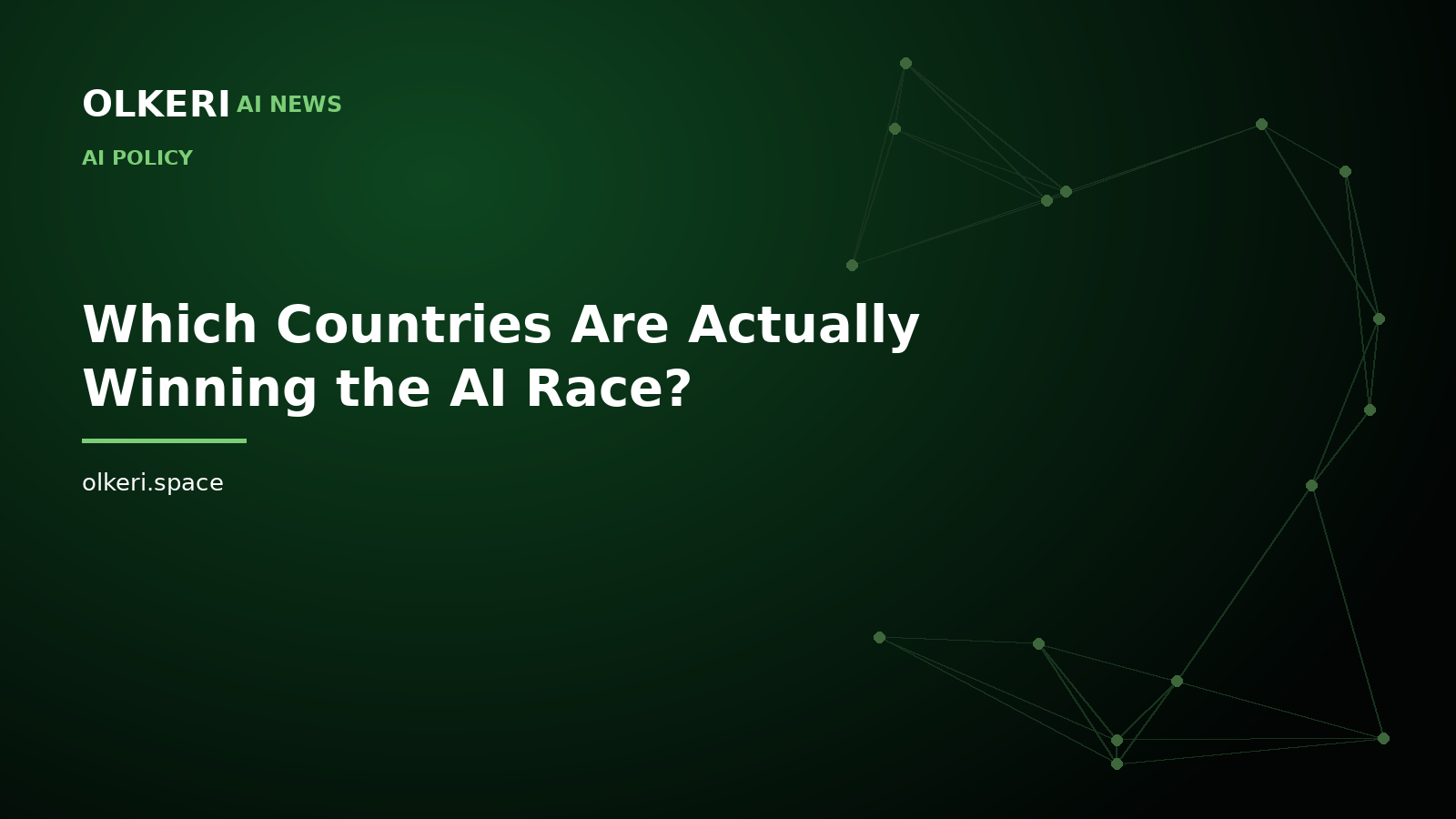 Which Countries Are Actually Winning the AI Race?